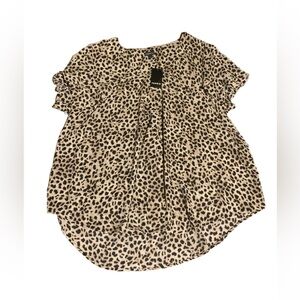 MWT Torrid Animal Print Blouse Size 1